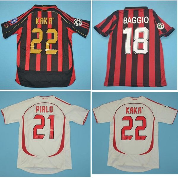 06 07 ac milan retro jerseys 91 92 baggio soccer jersey 96 97 maldini ronaldo football shirt 1988 2007 pirlo maillot de foot, Black;yellow
06 07 ac milan retro jerseys 91 92 baggio soccer jersey 96 97 maldini ronaldo football shirt 1988 2007 pirlo maillot de foot, Black;yellow