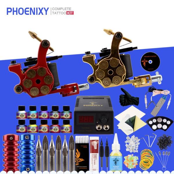 tattoo machine set 2 gun set 10 colors inks pigment lcd supply power needles grips completed tattoo permanent makeup kits
tattoo machine set 2 gun set 10 colors inks pigment lcd supply power needles grips completed tattoo permanent makeup kits