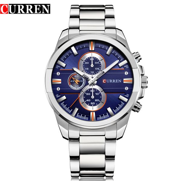 curren luxury casual men watches military quartz male wristwatch stainless steel waterproof relogio masculino montre homme ly191226, Slivery;brown
curren luxury casual men watches military quartz male wristwatch stainless steel waterproof relogio masculino montre homme ly191226, Slivery;brown