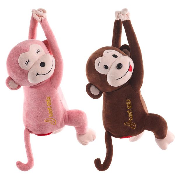 innovative tissue box cute monkey toy paper box cover holder napkin paper storage for car tray decoration
innovative tissue box cute monkey toy paper box cover holder napkin paper storage for car tray decoration