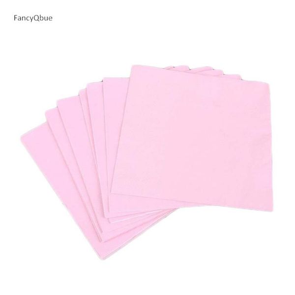 1 bag 20 pcs disposable double-deck wood pulp material solid color paper napkin para festas party tissue
1 bag 20 pcs disposable double-deck wood pulp material solid color paper napkin para festas party tissue