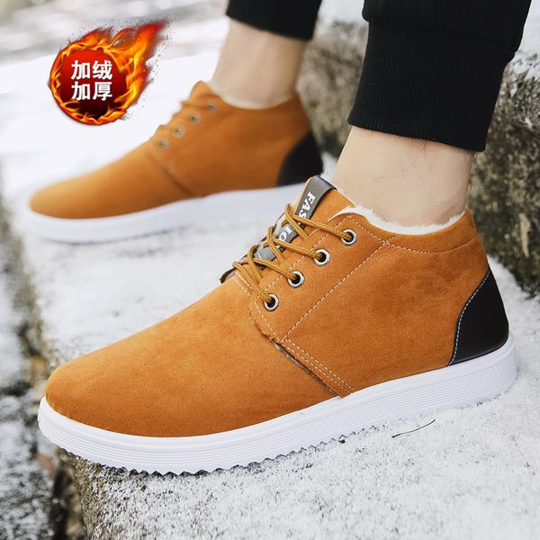 winter warm ankle boots high men casual shoes cotton plush snow boots new arrival flock lace up mans footwear soft tyh, Black
winter warm ankle boots high men casual shoes cotton plush snow boots new arrival flock lace up mans footwear soft tyh, Black