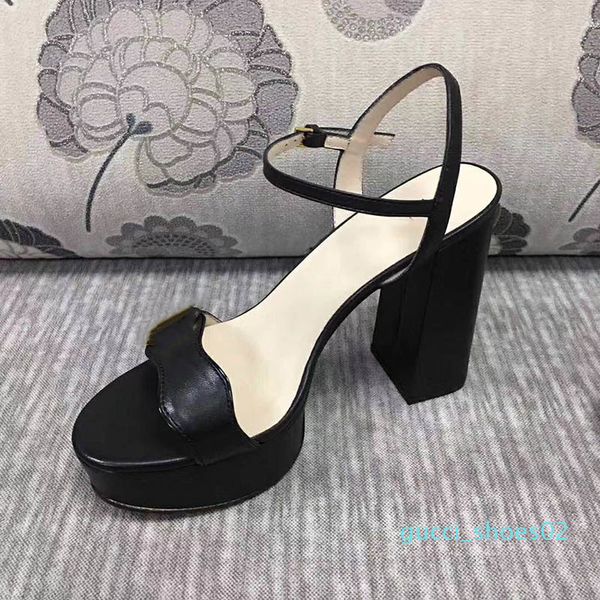 designer high heeled sandals coarse heel leather classic woman shoes metal buckle for parties and banquets luxury leather sandals g02, Black
designer high heeled sandals coarse heel leather classic woman shoes metal buckle for parties and banquets luxury leather sandals g02, Black