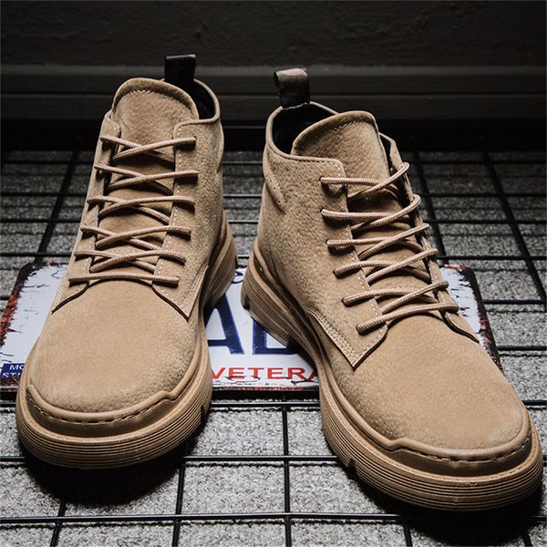 fashion teen casual shoes european skate sneakers men ankle boots footwear fall rugged board shoes winter martin boots, Black
fashion teen casual shoes european skate sneakers men ankle boots footwear fall rugged board shoes winter martin boots, Black