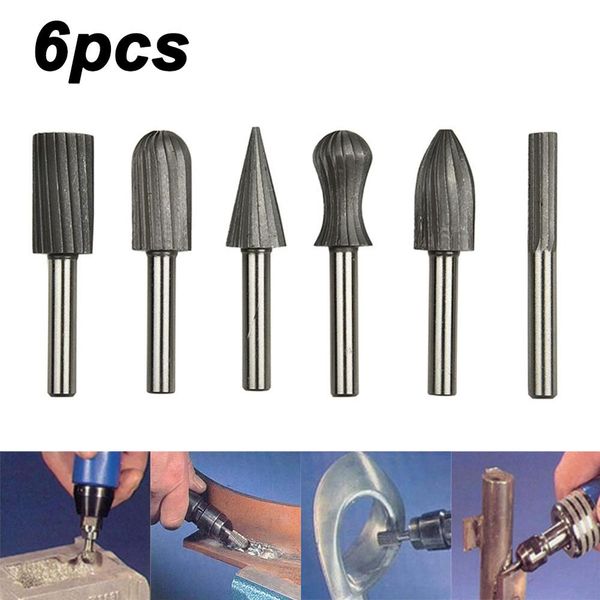 6pcs hss rotary burr set rotary tools drill bit set cutting routing router grinding bits milling cutters for wood carving tool
6pcs hss rotary burr set rotary tools drill bit set cutting routing router grinding bits milling cutters for wood carving tool