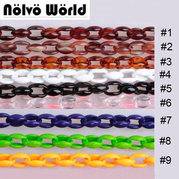 20 colors/10 pieces/mixed color ok/width 1.6cm 60cm 120cm acrylic plastic bag chain for women party bags clutch bag resin chains, Black
20 colors/10 pieces/mixed color ok/width 1.6cm 60cm 120cm acrylic plastic bag chain for women party bags clutch bag resin chains, Black