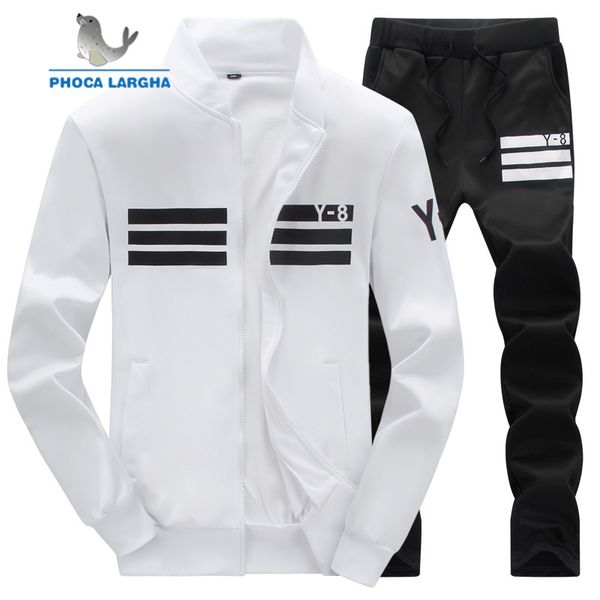 2018 new tracksuit men set outwear spring sweatshirts sportswear jackets + sweatpants sets male sporting suits man plus size 4xl, Gray
2018 new tracksuit men set outwear spring sweatshirts sportswear jackets + sweatpants sets male sporting suits man plus size 4xl, Gray