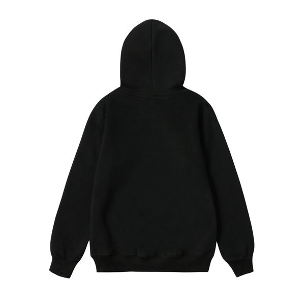100% cotton men hoodies sweatshirts-11, Black