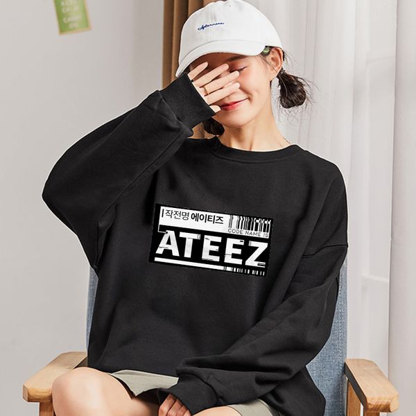 fashion crew necks ateez printed round collar sweatshirt autumn male o-neck pullovers winter women men casual o neck hoodies, Black
fashion crew necks ateez printed round collar sweatshirt autumn male o-neck pullovers winter women men casual o neck hoodies, Black