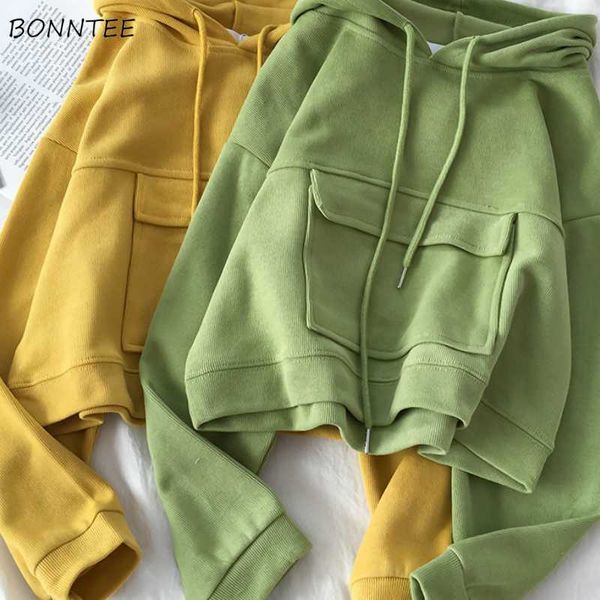 with hat hoodies women new big pockets pure blue simple girls thin pullovers spring korean fashion loose woman short sweatshirts, Black
with hat hoodies women new big pockets pure blue simple girls thin pullovers spring korean fashion loose woman short sweatshirts, Black