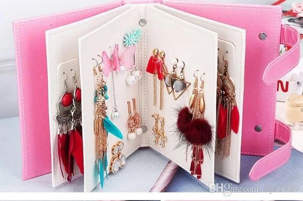 earring and ear stud collection book korean creative jewelry box princess portable pendant collection display book, Black;white
earring and ear stud collection book korean creative jewelry box princess portable pendant collection display book, Black;white