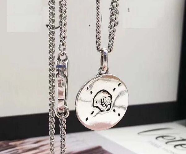 vintage double letter necklace 925 sterling silver round ghost elves skull letter logo necklace sweater chain men and women jewelry
vintage double letter necklace 925 sterling silver round ghost elves skull letter logo necklace sweater chain men and women jewelry