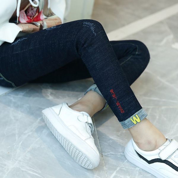 girls leggings new 2019 autumn kids jeans big girls elastic skinny children pencil pants for 2 to 14 years old casual trousers, Blue
girls leggings new 2019 autumn kids jeans big girls elastic skinny children pencil pants for 2 to 14 years old casual trousers, Blue
