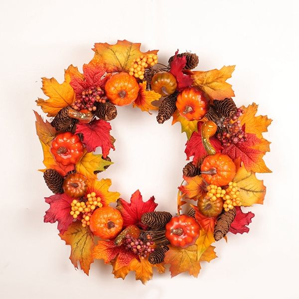 45cm pumpkin wreath front door display garland wall window spooky halloween christmas home decor thanksgiving festive decoration
45cm pumpkin wreath front door display garland wall window spooky halloween christmas home decor thanksgiving festive decoration