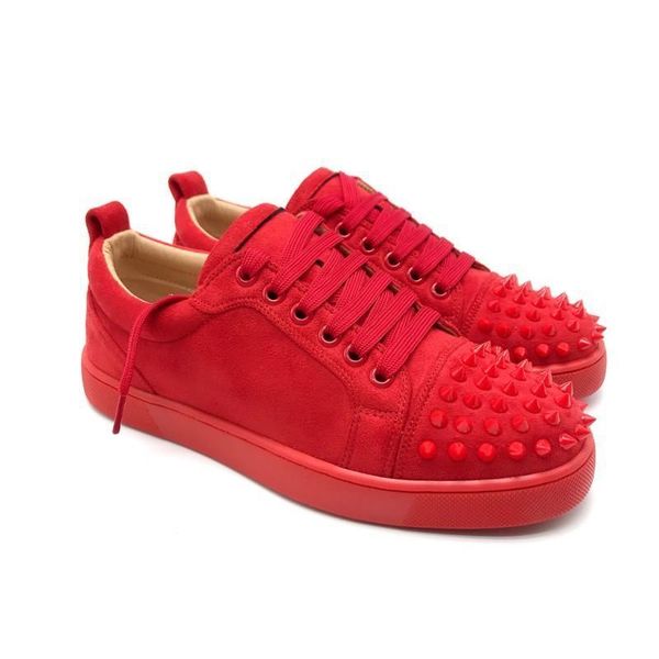 red bottom spike shoes 2020 mix lace up designer shoes loafers slip on leather suedue luxury casual shoes size 35-46 with box 01, Black
red bottom spike shoes 2020 mix lace up designer shoes loafers slip on leather suedue luxury casual shoes size 35-46 with box 01, Black