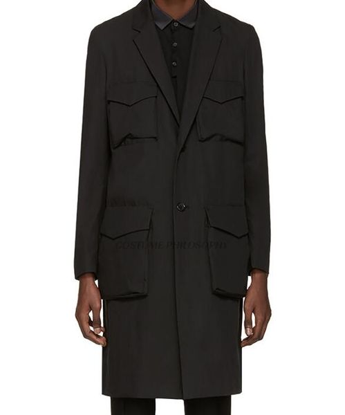 s-6xl 2019 summer men's new fashion personalized large size customizatio mid-length slim multi-pocket trench coat, Tan;black
s-6xl 2019 summer men's new fashion personalized large size customizatio mid-length slim multi-pocket trench coat, Tan;black