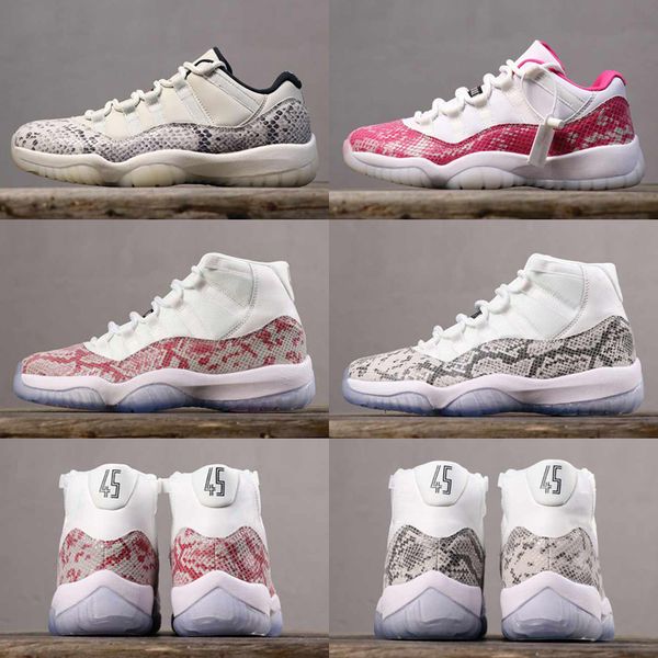 2019 Новый розовый Snakeskin Jumpman 11s 11 Баскетбольные кроссовки Мужские кроссовки Серый Sn
2019 Новый розовый Snakeskin Jumpman 11s 11 Баскетбольные кроссовки Мужские кроссовки Серый Sn