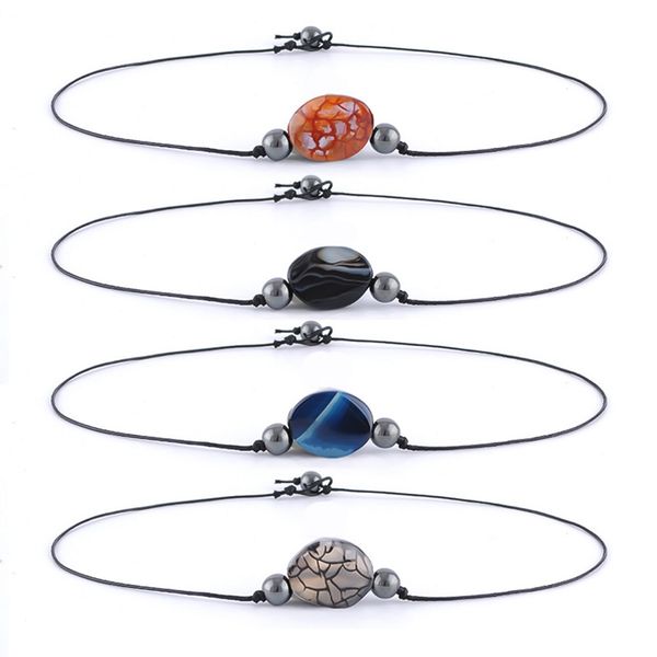 fashion cultured pearl necklace diy handmade sleek minimalist leather rope natural stone collar necklace simple jewelry, Silver
fashion cultured pearl necklace diy handmade sleek minimalist leather rope natural stone collar necklace simple jewelry, Silver
