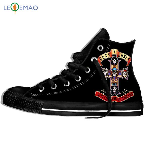 custom logo image printing sneakers comfortable guns n roses appetite for destruction lightweight canvas zapatos de mujer, Black
custom logo image printing sneakers comfortable guns n roses appetite for destruction lightweight canvas zapatos de mujer, Black