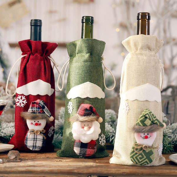 new year navidad 2019 christmas wine bottle dust cover xmas christmas decorations for home noel deco natal dinner party decor
new year navidad 2019 christmas wine bottle dust cover xmas christmas decorations for home noel deco natal dinner party decor