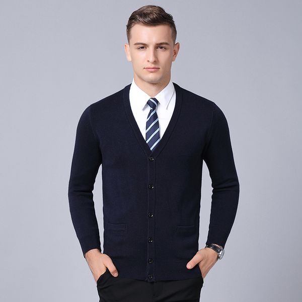 2019 new fashion brand sweaters men's cardigan v neck slim fit jumpers knitwear thick autumn korean style casual men clothes, White;black
2019 new fashion brand sweaters men's cardigan v neck slim fit jumpers knitwear thick autumn korean style casual men clothes, White;black
