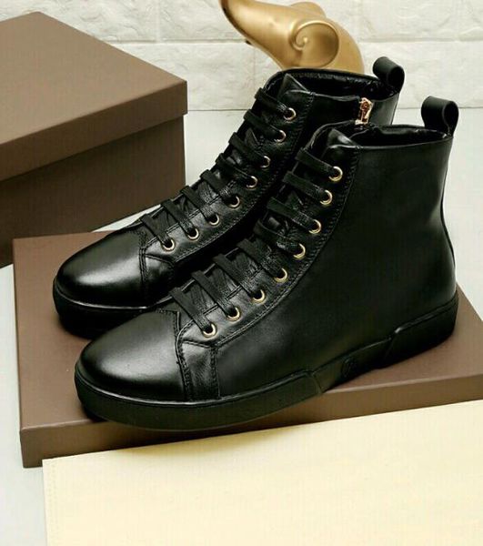 fashion new mens flat heel snow ankle winter short cowboy boots shoes real leather footwear size 38-45, Black
fashion new mens flat heel snow ankle winter short cowboy boots shoes real leather footwear size 38-45, Black
