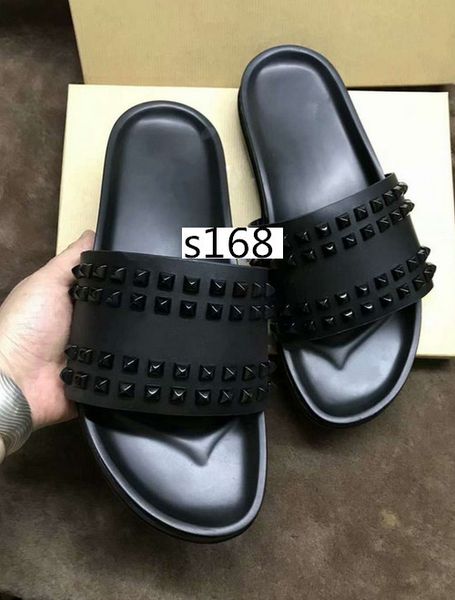 donna studded flat slippers designer willow nails soft bottom rubber slippers men rivet junior spikes flat slipperswith boxs, Black
donna studded flat slippers designer willow nails soft bottom rubber slippers men rivet junior spikes flat slipperswith boxs, Black