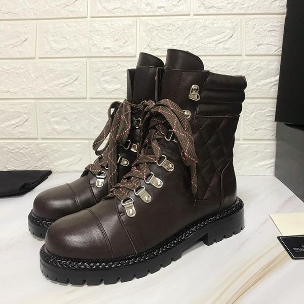 luxury leather autumn winter boots leather heavy duty soles comfortable breathable leisure lady ma ding boots with box, Black
luxury leather autumn winter boots leather heavy duty soles comfortable breathable leisure lady ma ding boots with box, Black