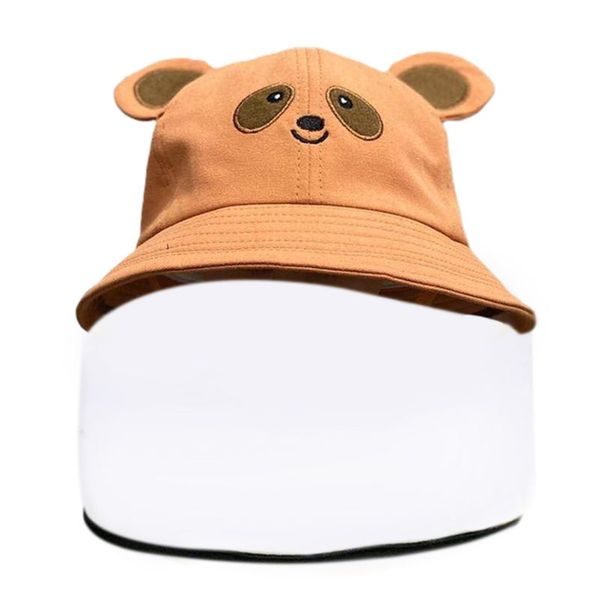 kids baby protective bucket hat full face shield cartoon panda fisherman cap k1kc, Yellow
kids baby protective bucket hat full face shield cartoon panda fisherman cap k1kc, Yellow