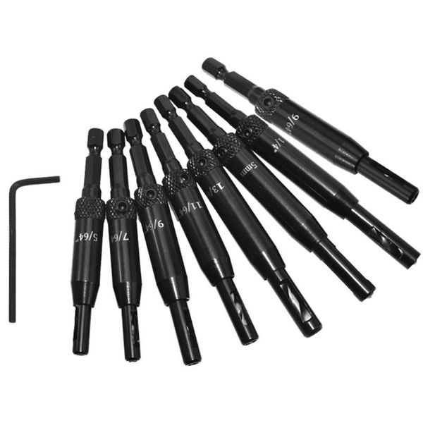 8pcs woodworking hinge drill hole opener locator hole punching guide hinge positioning drill for door window woodworking tools
8pcs woodworking hinge drill hole opener locator hole punching guide hinge positioning drill for door window woodworking tools