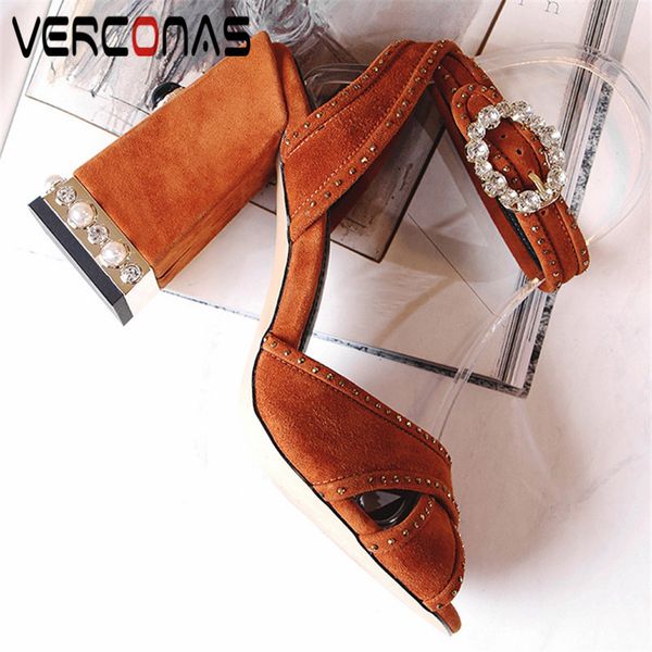 verconas 2020 fashion summer woman pumps woman sandals design crystal decoration pointed toe square high heels shoes, Black
verconas 2020 fashion summer woman pumps woman sandals design crystal decoration pointed toe square high heels shoes, Black