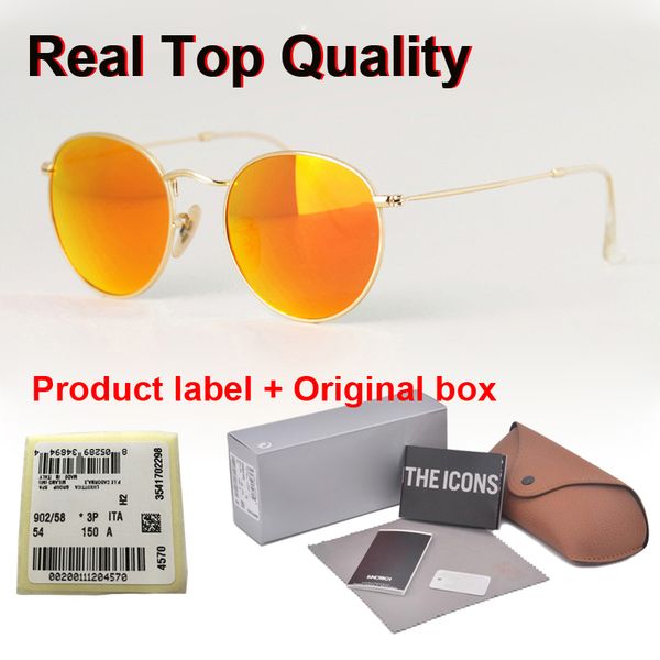 classic round sunglasses for men women brand designer metal frame glass lens vintage sun glasses sport glasses with retail case and label, White;black
classic round sunglasses for men women brand designer metal frame glass lens vintage sun glasses sport glasses with retail case and label, White;black