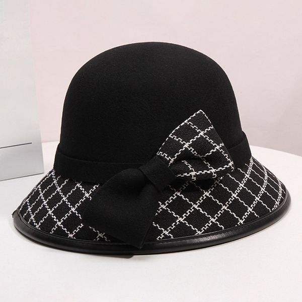 новая зимняя шерсть лук bucket hat женщин мода ретро широкий брим шляпы элегантный купол top hat, Blue;gray
новая зимняя шерсть лук bucket hat женщин мода ретро широкий брим шляпы элегантный купол top hat, Blue;gray