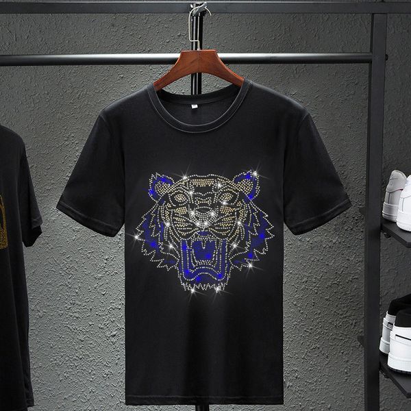 2020 blue tiger head drill mens t-shirt tide brand womens short sleeve designer brand alliance clothing m-5xl, White;black
2020 blue tiger head drill mens t-shirt tide brand womens short sleeve designer brand alliance clothing m-5xl, White;black