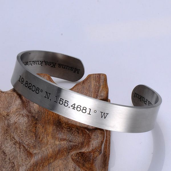 cuff bangle bracelet man fashion style stainless steel warp and weft bracelet bangle mens longitude and latitude coordinate bracelet, Black
cuff bangle bracelet man fashion style stainless steel warp and weft bracelet bangle mens longitude and latitude coordinate bracelet, Black