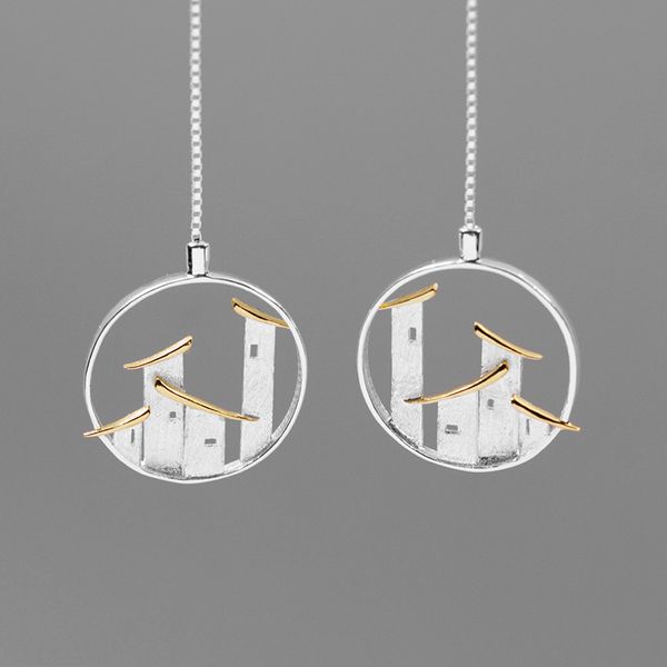 inature 925 sterling silver handmade folk house long drop earrings for women statement jewelry gift sh190721, Golden;silver
inature 925 sterling silver handmade folk house long drop earrings for women statement jewelry gift sh190721, Golden;silver