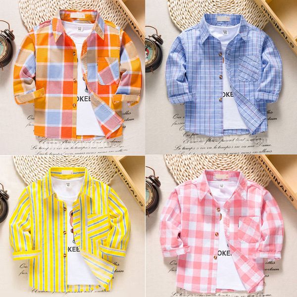 kids boys shirts spring long sleeve plaid toddler shirts for boys cotton fashion brand baby girl children shirt, White;black
kids boys shirts spring long sleeve plaid toddler shirts for boys cotton fashion brand baby girl children shirt, White;black