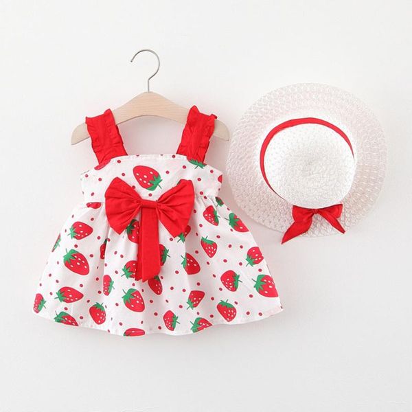 toddler baby kids strap strawberry princess little girls dress with sun hat outfits clothes print newborn dresses dress clothing, White
toddler baby kids strap strawberry princess little girls dress with sun hat outfits clothes print newborn dresses dress clothing, White