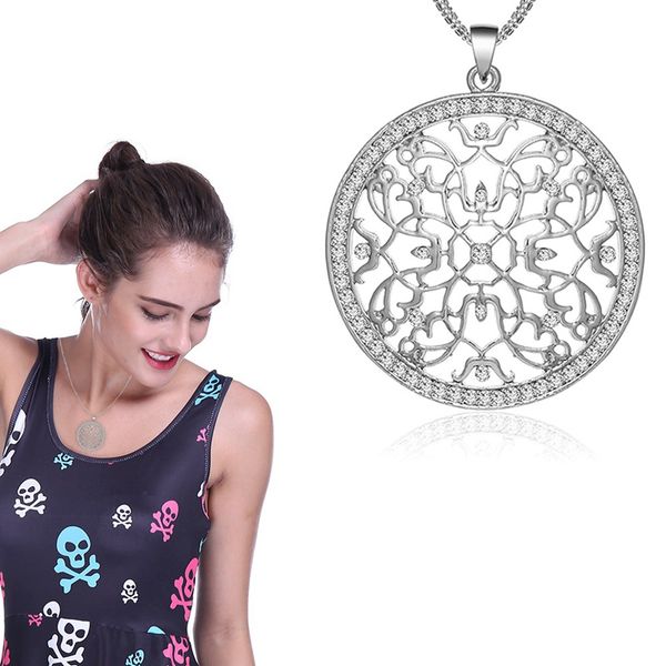 maxi pendants & necklaces silver gold color charm flower necklace kolye women vintage crystal new year gifts
maxi pendants & necklaces silver gold color charm flower necklace kolye women vintage crystal new year gifts