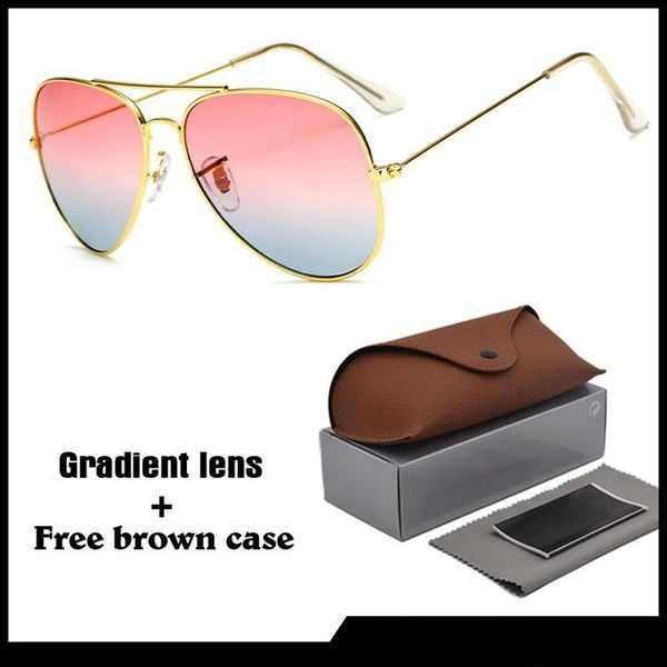 brand sunglasses men women brand designer driving glasses uv400 goggle metal frame gradient lenses with brown cases, White;black
brand sunglasses men women brand designer driving glasses uv400 goggle metal frame gradient lenses with brown cases, White;black