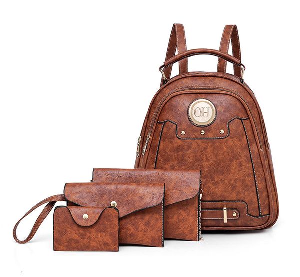 vintage women double shoulder bag pu leather retro female schoolbags teenage girl travel books backpacks composite bags
vintage women double shoulder bag pu leather retro female schoolbags teenage girl travel books backpacks composite bags