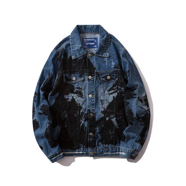 men's jackets mens fashion black print casaul hip hop denim pullover jacket loose casual long sleeve autumn streetwear, Black;brown
men's jackets mens fashion black print casaul hip hop denim pullover jacket loose casual long sleeve autumn streetwear, Black;brown