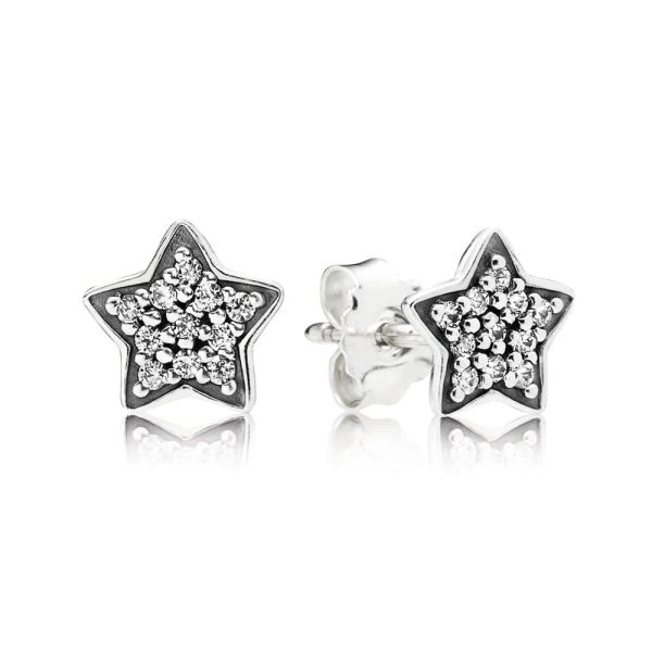 new authentic real 925 sterling silver spring pave cz star earrings 290546cz diy jewelrynew, White
new authentic real 925 sterling silver spring pave cz star earrings 290546cz diy jewelrynew, White