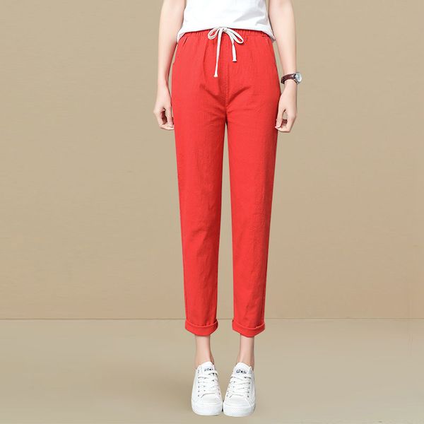 solid color harem pants women cotton linen summer ladies high waist white pants for women linen pant female loose harem trousers, Black;white
solid color harem pants women cotton linen summer ladies high waist white pants for women linen pant female loose harem trousers, Black;white