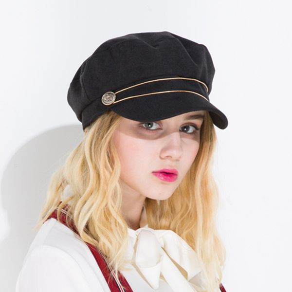 new pattern pure cotton women flat roof navy hat shellfish ray anise hat star with fund peaked cap, Blue;gray
new pattern pure cotton women flat roof navy hat shellfish ray anise hat star with fund peaked cap, Blue;gray