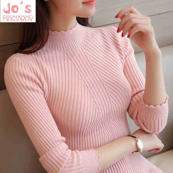 knitting women sweaters and pullovers solid color turtleneck slim casual ladies knitted sweater winter new chic lace pullover, White;black
knitting women sweaters and pullovers solid color turtleneck slim casual ladies knitted sweater winter new chic lace pullover, White;black
