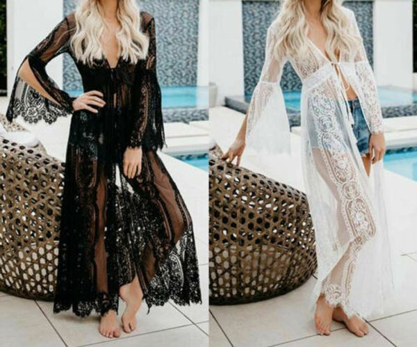 women see-through cover up sarong kaftan long dresses summer beach female ladies holiday casual maxi dress 2019 new arrivals, Black;gray
women see-through cover up sarong kaftan long dresses summer beach female ladies holiday casual maxi dress 2019 new arrivals, Black;gray