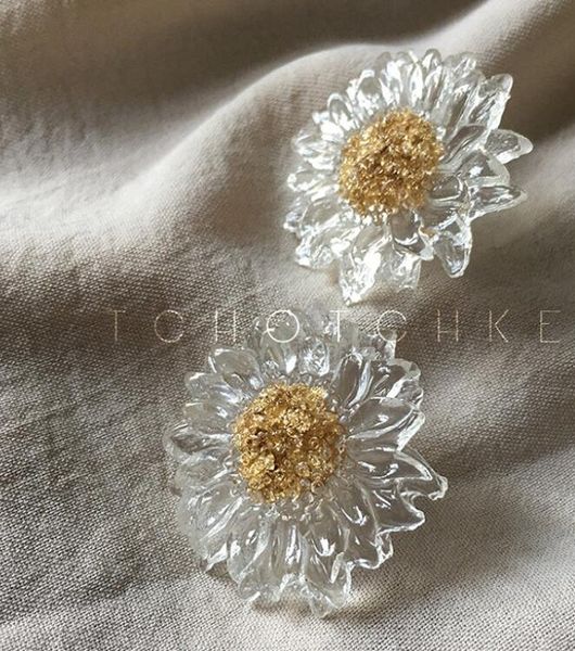 timeless wonder resin sunflower stud statement earrings gift runway gown elegant rare ins gothic korean jewelry 2733, Golden;silver
timeless wonder resin sunflower stud statement earrings gift runway gown elegant rare ins gothic korean jewelry 2733, Golden;silver