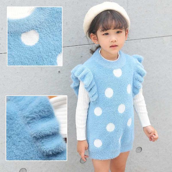baby girls dress spring autumn round neck dot print knit princess cute toddler girl clothes sweet sleeveless vest dress, Blue
baby girls dress spring autumn round neck dot print knit princess cute toddler girl clothes sweet sleeveless vest dress, Blue