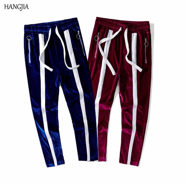 mens striped velour sweatpants streetwear color block velvet pants for men retro hip hop loose casual velour trousers, Black
mens striped velour sweatpants streetwear color block velvet pants for men retro hip hop loose casual velour trousers, Black